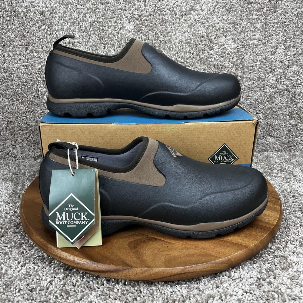 MUCK Excursion Pro Low Menโs Size 14 M Slip On Outdoor Shoe Bark Otter FRLC900